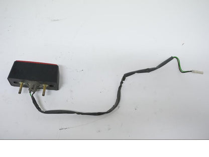 Snett nerifrån på Skyltbelysning från en Honda CBR 1000 RR -2006 motorcykel.