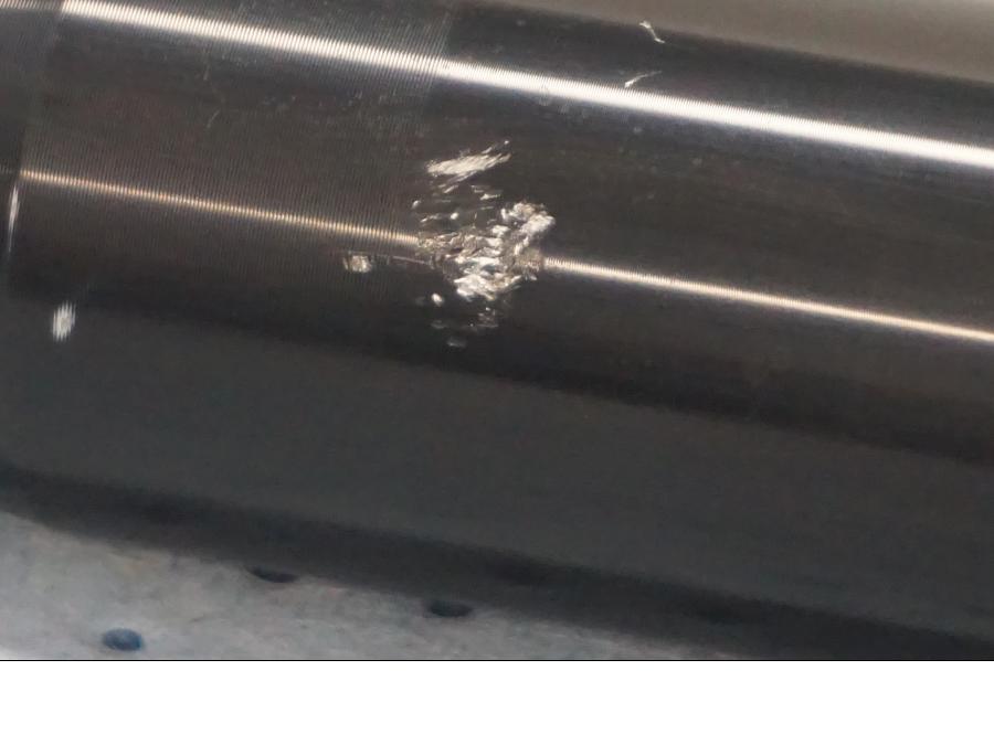 Höger sida på Gaffelben från en MV Agusta F3 675 -2014 motorcykel.