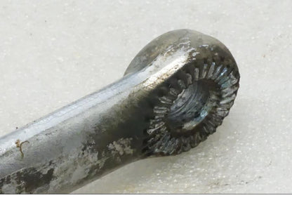 Höger sida på Fotpinne från en BMW R 90 -1975 motorcykel.