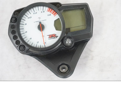 Framsidan på Instrumentpanel från en Suzuki GSX-R 750 -2007 motorcykel.
