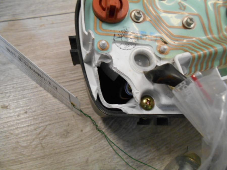 Extrabild2 på Instrumentpanel från en Honda CBR 1100 XX -2000 motorcykel.