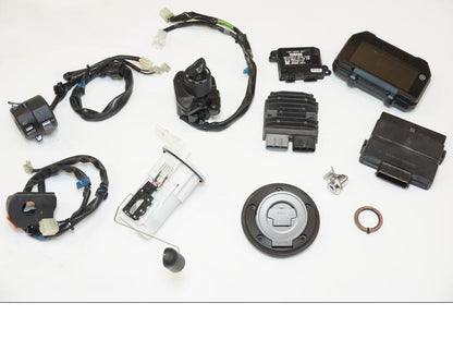 Baksidan på Motorpaket från en Yamaha YZF R7 -2022 motorcykel.