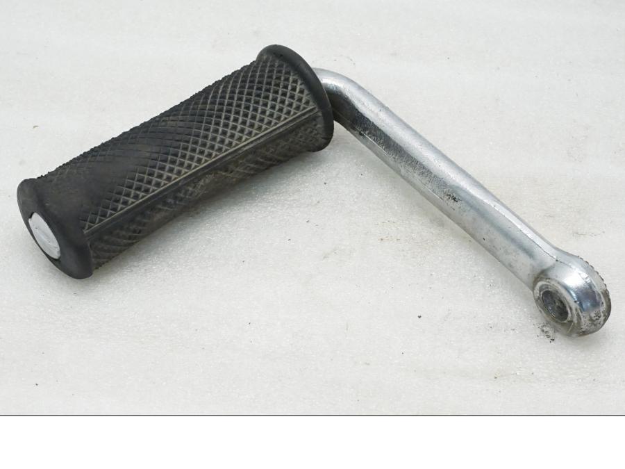 Framsidan på Fotpinne från en BMW R 90 -1975 motorcykel.