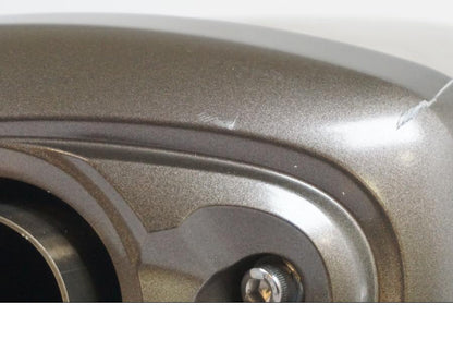 Snett uppifrån på Ljuddämpare från en Suzuki GSX-S 1000 -2019 motorcykel.