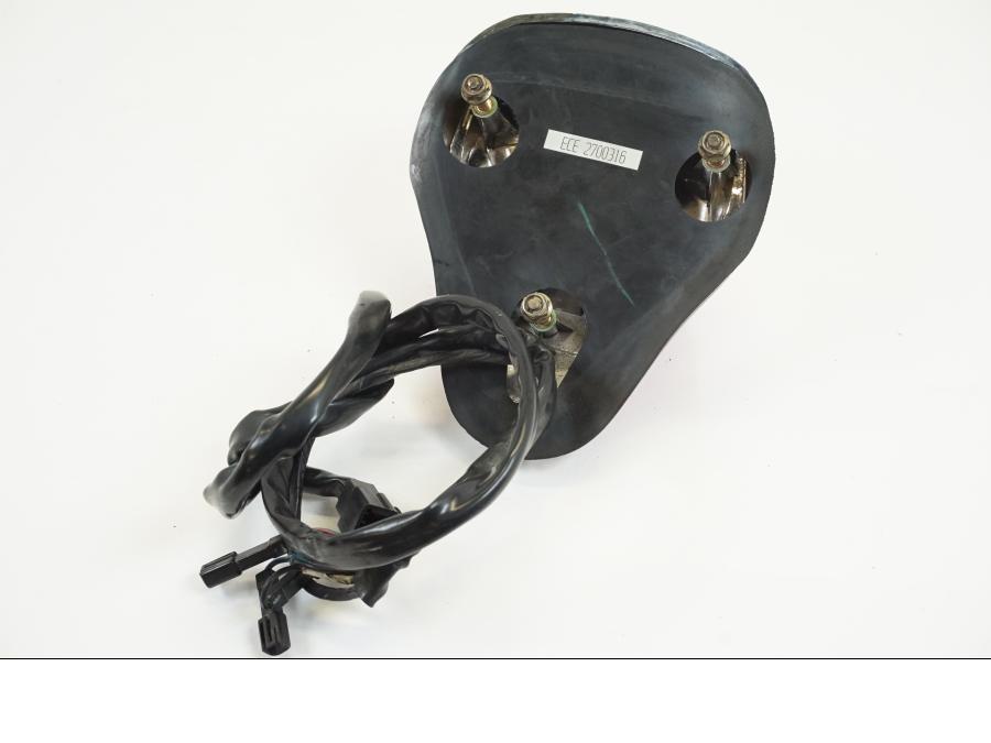 Snett uppifrån på Baklampa från en Triumph Speedmaster -2006 motorcykel.