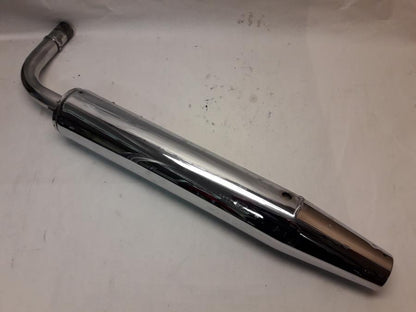 Baksidan på Ljuddämpare från en Kawasaki VN 1600 -2003 motorcykel.