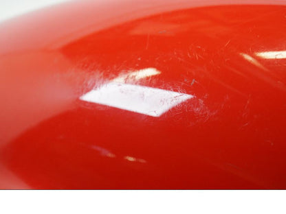 Snett uppifrån på Framskärm från en Ducati Streetfighter 1098 -2010 motorcykel.