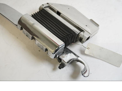 Snett uppifrån på Fotplatta från en Honda GL 1500 -1998 motorcykel.