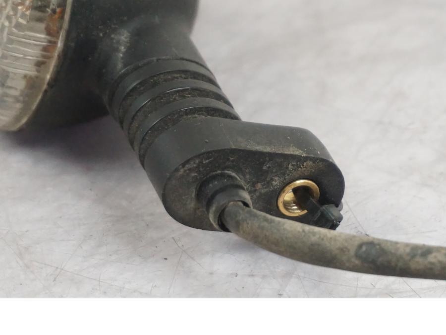 Höger sida på Blinkers från en Triumph Tiger -2009 motorcykel.