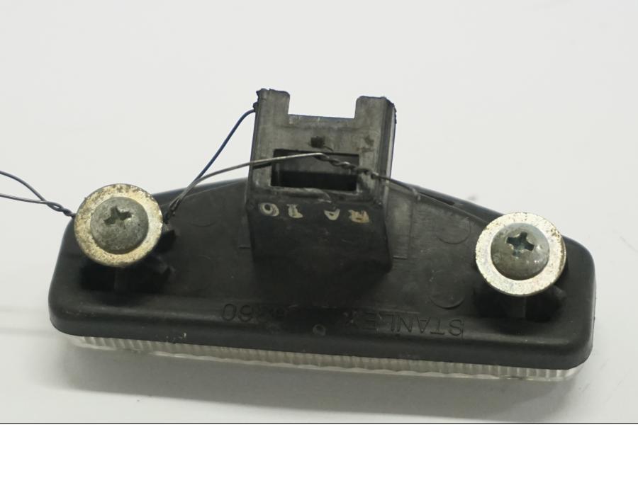 Baksidan på Parkeringsljus från en Honda VTR 1000 F -2005 motorcykel.