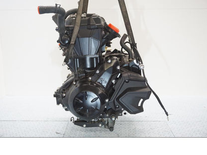 Framsidan på Motor från en Kawasaki Z 650 ABS -2020 motorcykel.