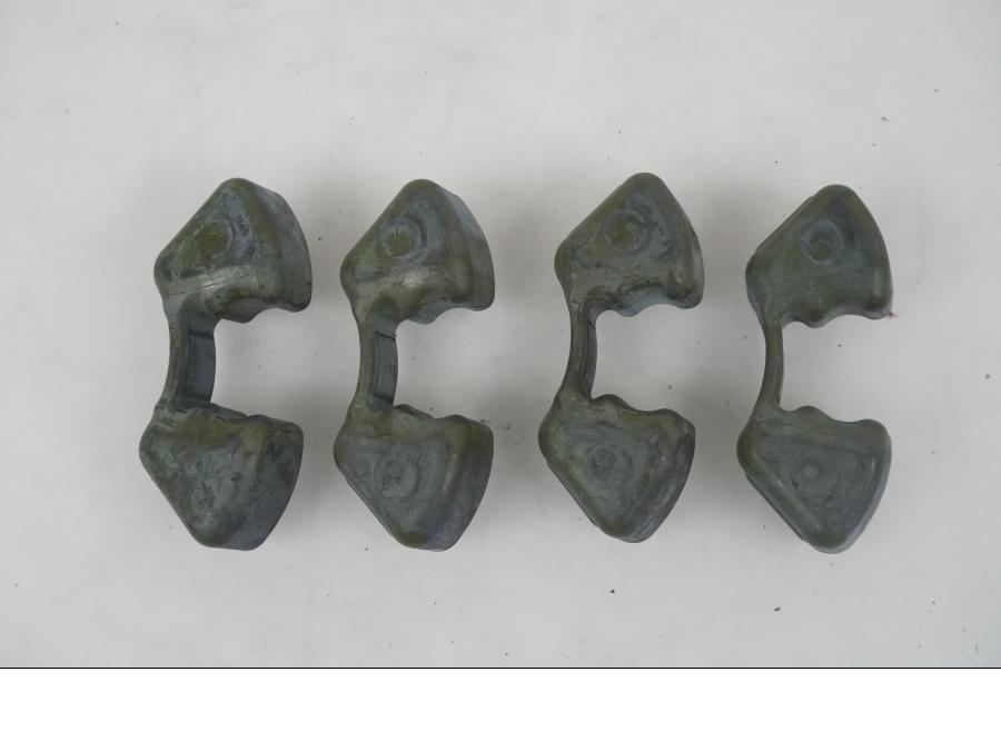 Baksidan på Ryckutjämnare från en Kawasaki Z 900 -2017 motorcykel.