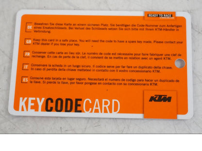 Vänster sida på Låssats från en KTM 1290 Super Adventure R -2018 motorcykel.