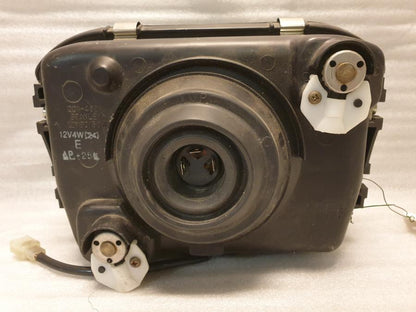 Snett uppifrån på Strålkastare från en Kawasaki GPZ 500 -1991 motorcykel.