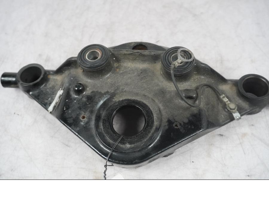 Framsidan på Gaffelkrona från en H-D Touring Street Glide FLHX -2009 motorcykel.