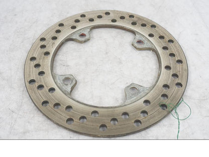 Baksidan på Bromsskiva från en Kawasaki ZX-6R -2002 motorcykel.