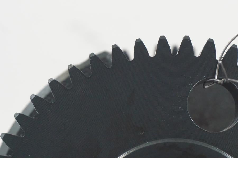 Snett uppifrån på Vevaxel från en Kawasaki Z 900 -2019 motorcykel.