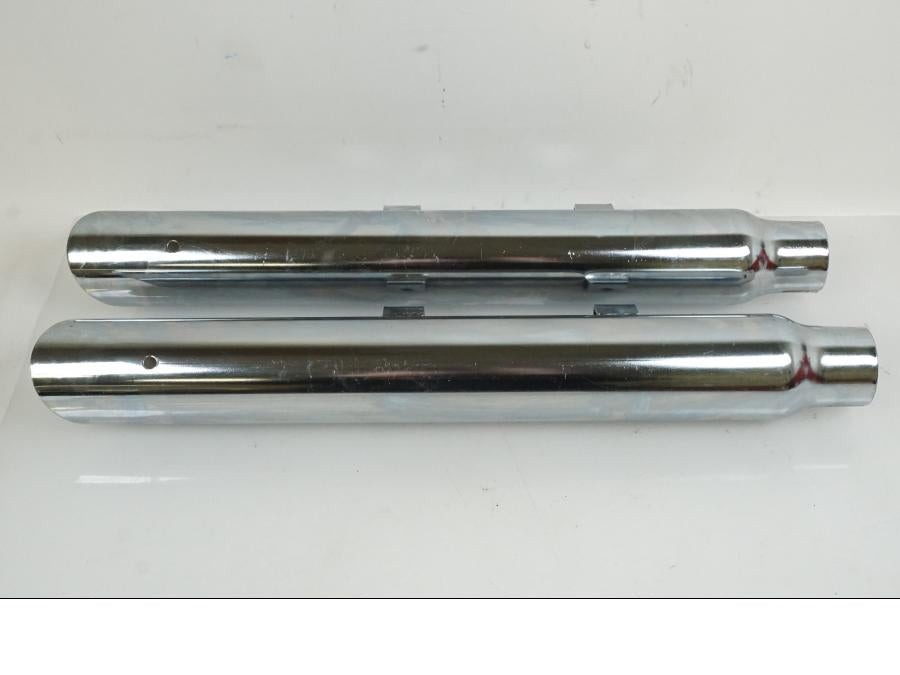 Baksidan på Ljuddämpare Sport från en H-D Fat Boy -2016 motorcykel.