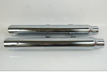 Baksidan på Ljuddämpare Sport från en H-D Fat Boy -2016 motorcykel.