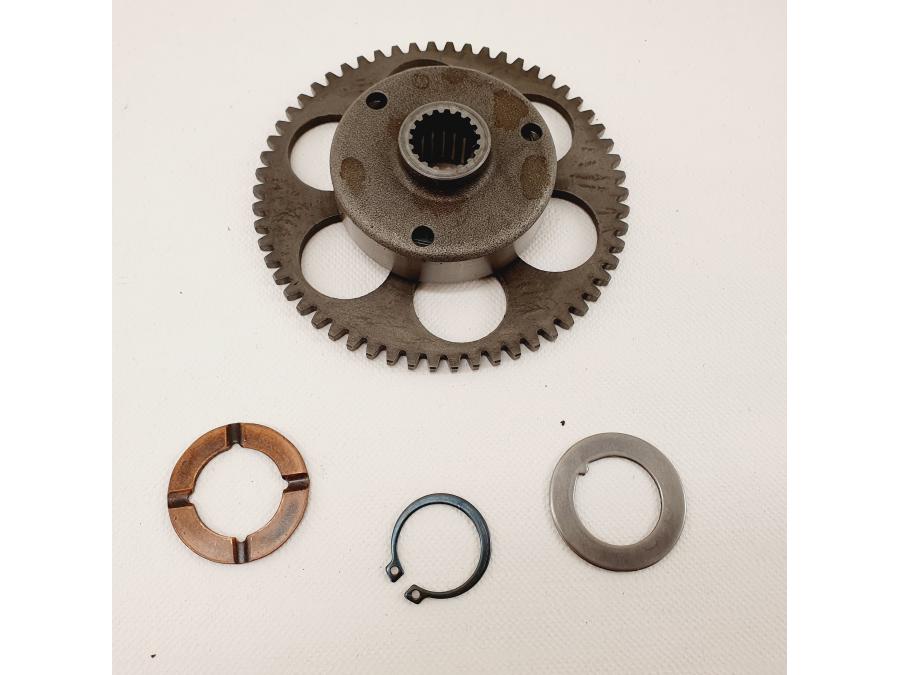 Baksidan på Startkoppling från en Kawasaki ZX-10R -2005 motorcykel.