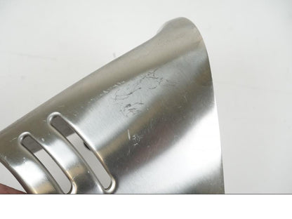 Snett uppifrån på Värmeskydd från en Suzuki GSX-R 1000 -2008 motorcykel.