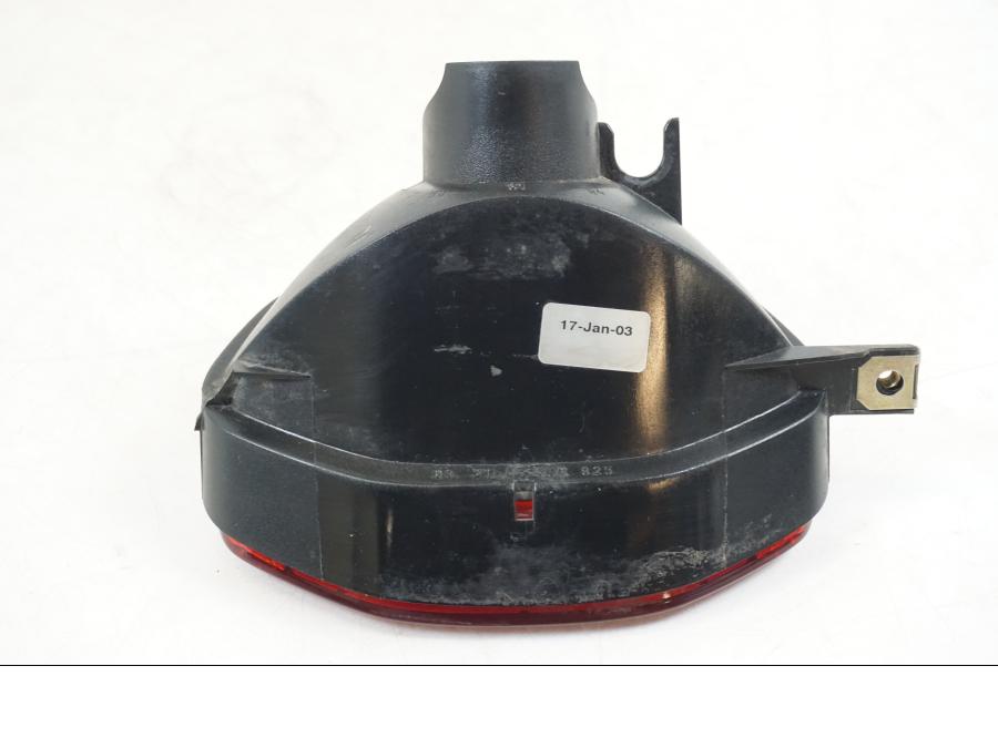 Snett uppifrån på Baklampa från en BMW F 650 CS -2003 motorcykel.