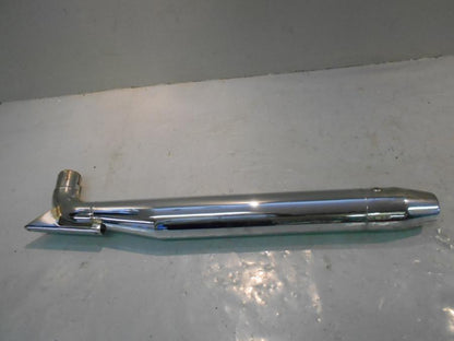 Framsidan på Ljuddämpare från en Triumph Rocket III -2006 motorcykel.