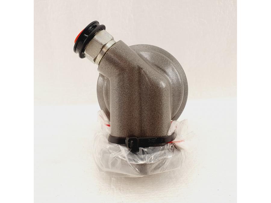 Baksidan på Oljefilter från en H-D V-Rod 1130 -2005 motorcykel.