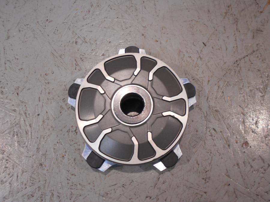 Framsidan på Drevfäste från en Kawasaki Ninja H2 -2018 motorcykel.