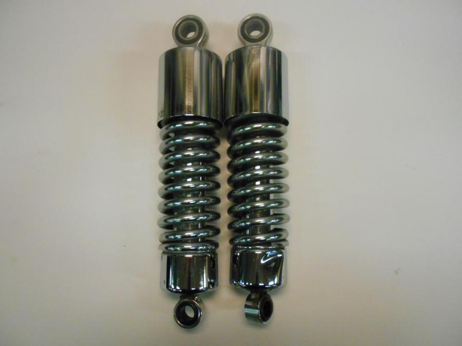 Framsidan på Stötdämpare från en Triumph Rocket III -2006 motorcykel.