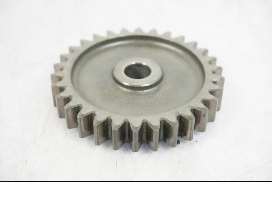 Snett uppifrån på Startkopplingsdrev från en BMW F 800 GS -2009 motorcykel.