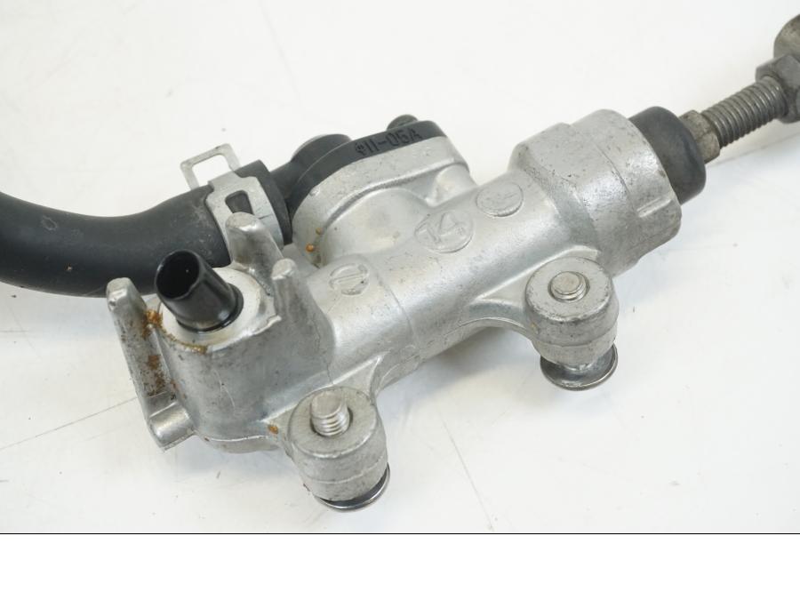 Snett uppifrån på Bromshuvudcylinder från en Suzuki GSX-R 1000 -2005 motorcykel.