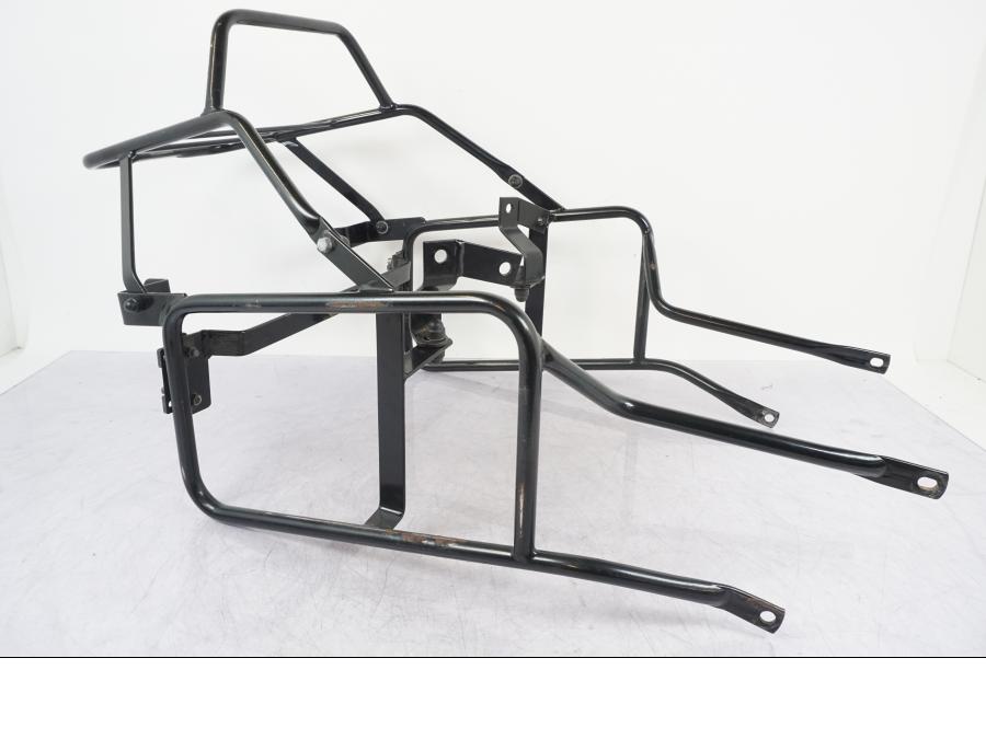 Snett uppifrån på Sidoväska från en Yamaha XJ 900 -1997 motorcykel.