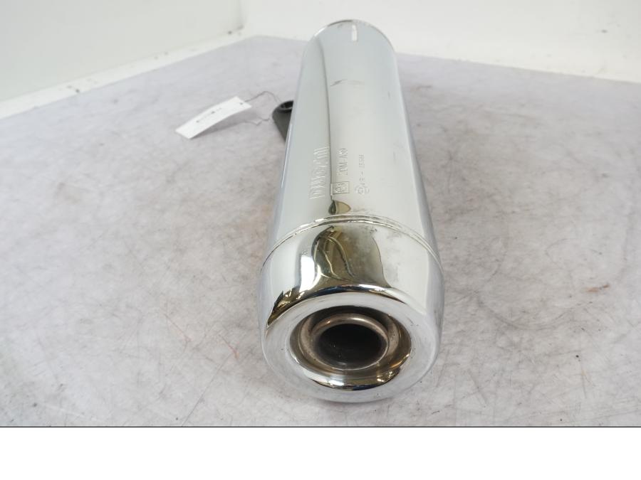 Snett uppifrån på Ljuddämpare Sport från en Ducati SPORT CLASSIC 1000 -2007 motorcykel.