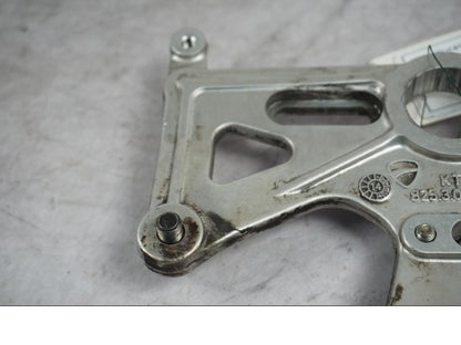 Snett uppifrån på Bromsoksfäste från en Ducati 899 Panigale -2015 motorcykel.