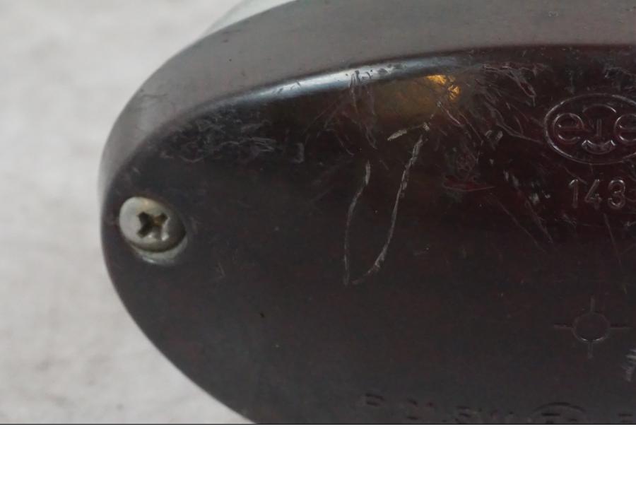 Baksidan på Baklampa från en Buell 1125 R -2008 motorcykel.