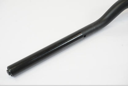 Snett nerifrån på Styre från en Universal Universal -2000 motorcykel.