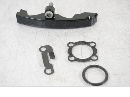 Snett uppifrån på Kamaxelöverfall från en BMW R NineT -2017 motorcykel.