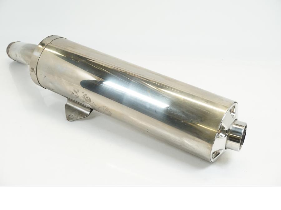 Framsidan på Ljuddämpare från en Suzuki GSF 1250 -2009 motorcykel.