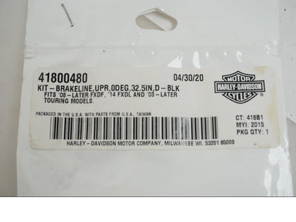 Framsidan på Bromsledning från en H-D 08-UP FXDF / 14 FXDL / 03-UP Touring -2003 motorcykel.