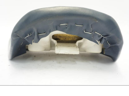 Snett uppifrån på Sadel från en Suzuki GSX-R 750 -1992 motorcykel.