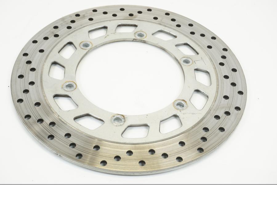 Framsidan på Bromsskiva från en Yamaha XV 750 -1998 motorcykel.