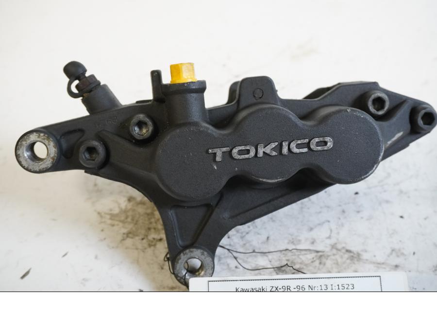 Framsidan på Bromsok från en Kawasaki ZX-9R -1996 motorcykel.