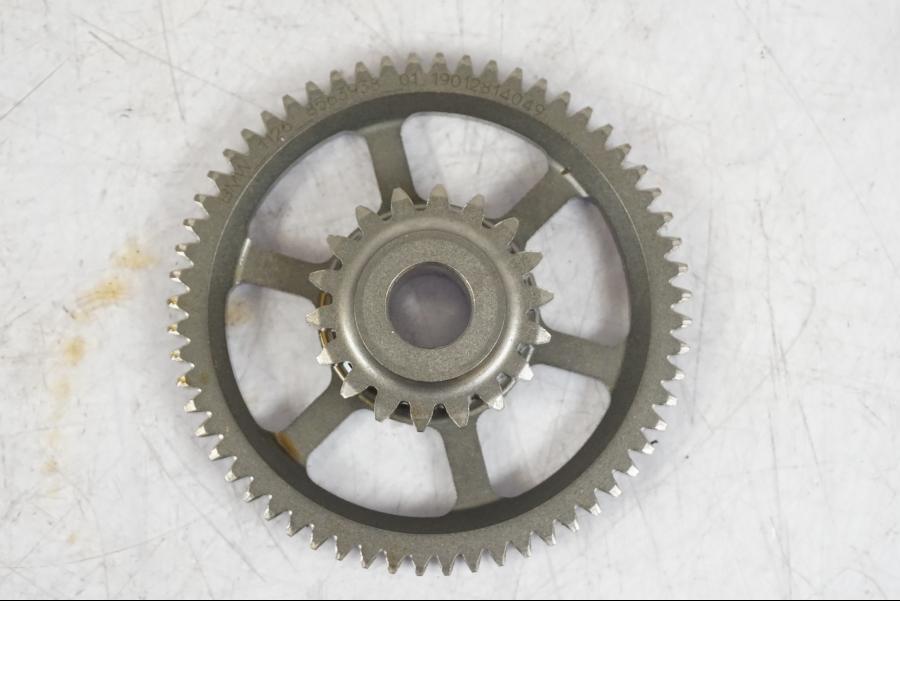 Vänster sida på Startkopplingsdrev från en BMW F 750 GS -2020 motorcykel.