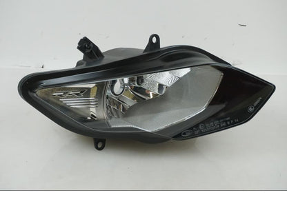 Framsidan på Strålkastare från en BMW S 1000 RR -2016 motorcykel.