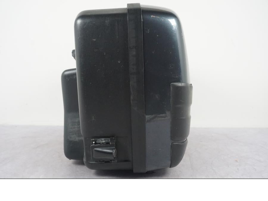 Snett uppifrån på Sidoväska från en BMW K 1100 LT -1994 motorcykel.