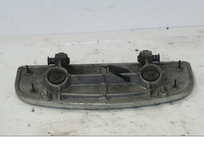 Snett uppifrån på Fotplatta från en Kawasaki VN 1500 -1996 motorcykel.