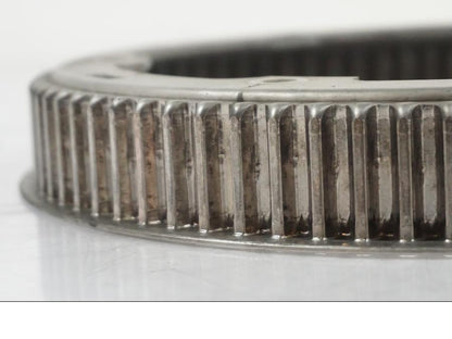 Snett uppifrån på Remdrev från en BMW F 650 CS -2002 motorcykel.