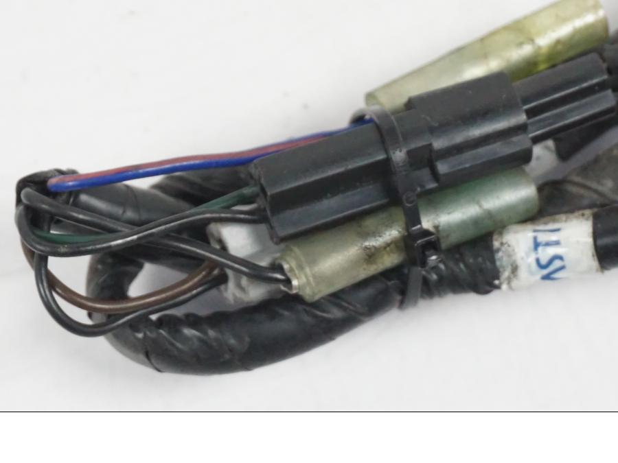 Snett uppifrån på Kablage från en Yamaha YZF 1000 R1 -2007 motorcykel.