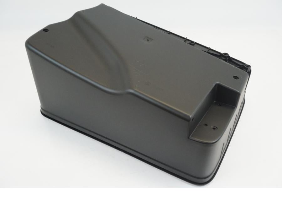 Snett uppifrån på Väska från en BMW R 1200 GS -2012 motorcykel.